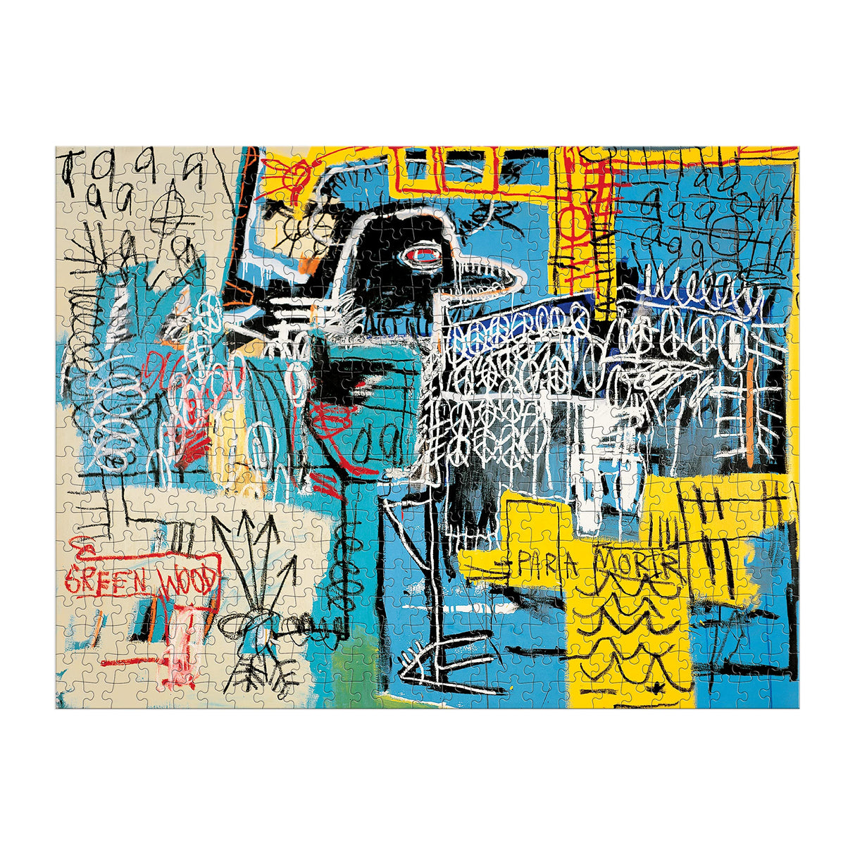 Galison Basquiat Bird On Money – 500 Piece Book Puzzle with Iconic Bird On Money Charlie Parker Tribute Artwork Packaged in Magnetic Keepsake Book Sized Box Galison