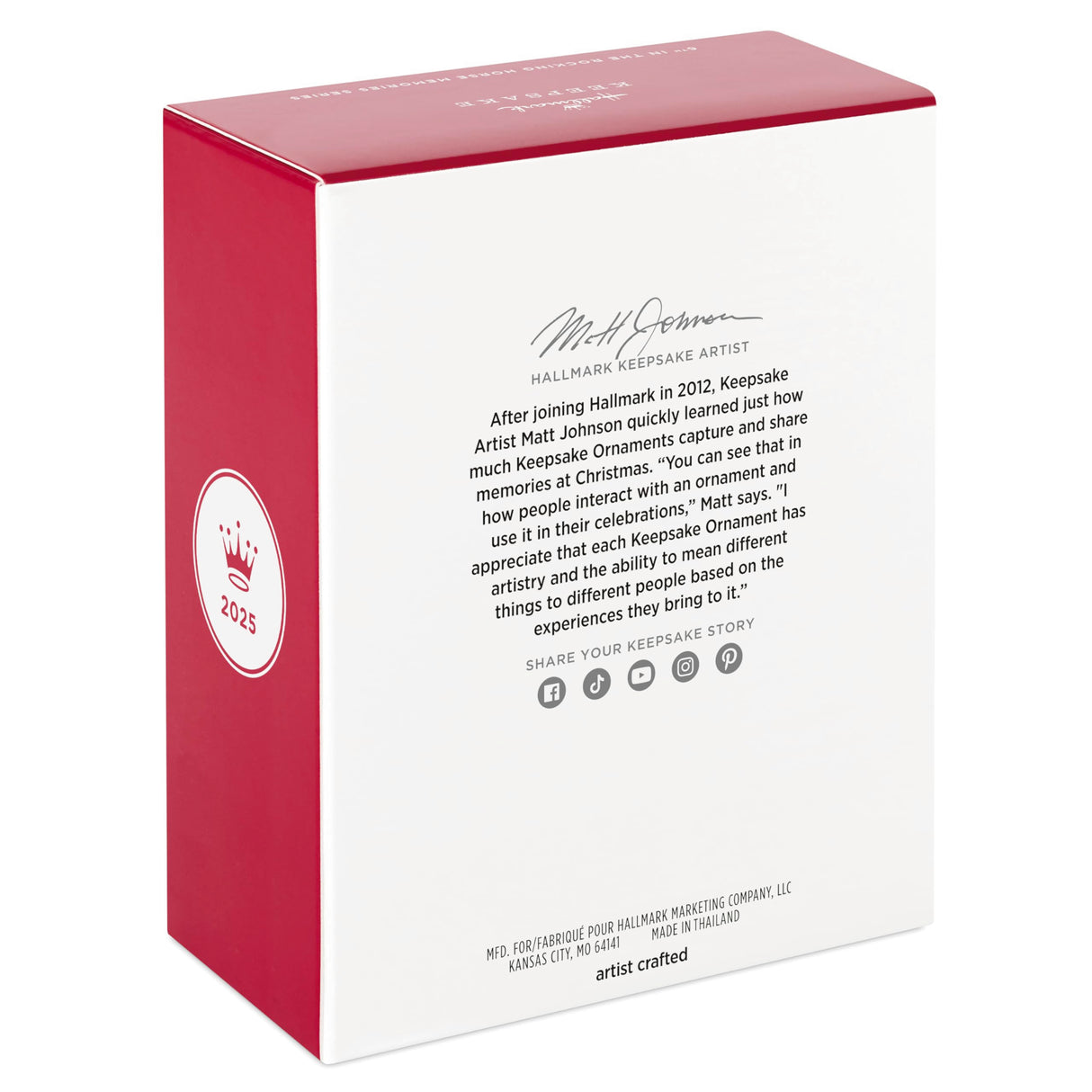 Hallmark Keepsake Christmas Ornament 2025, Rocking Horse Memories 2025, Gifts for Christmas Lovers Hallmark Keepsake