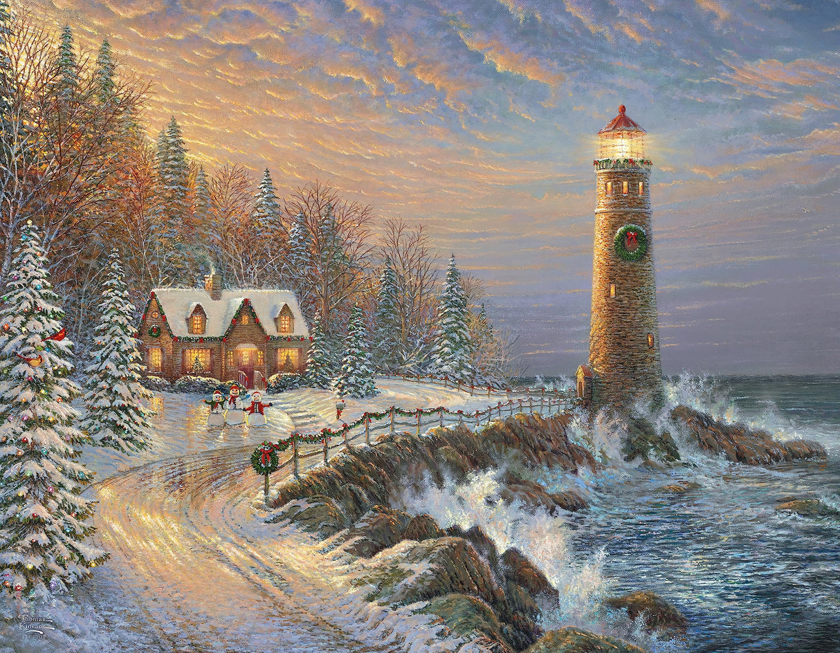 Ceaco - 4 in 1 Multipack - Thomas Kinkade - Holiday - (4) 500 Piece Jigsaw Puzzles Ceaco