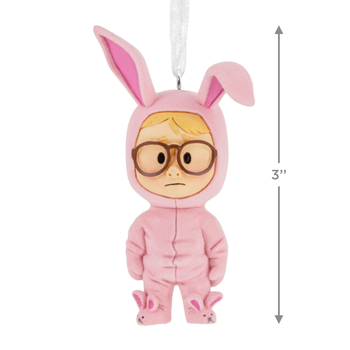 Hallmark A Christmas Story Ralphie in Bunny Suit Stylized Christmas Ornament, Christmas Movie Gifts Hallmark