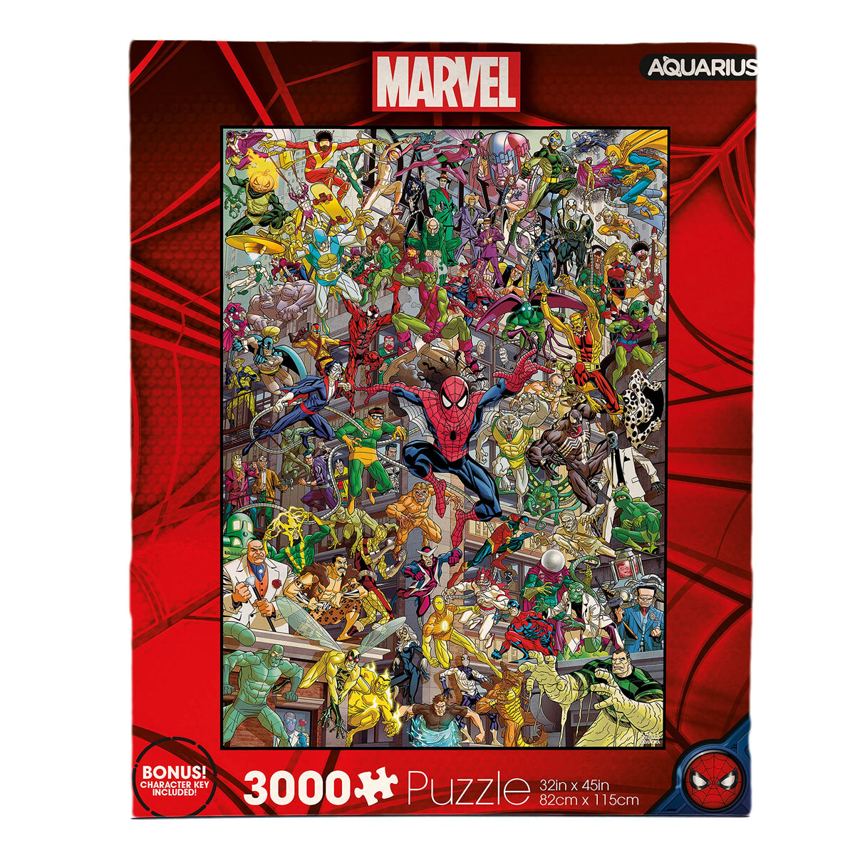 AQUARIUS Marvel Spider-Man Villains Puzzle (3000 Piece Jigsaw Puzzle) - Officially Licensed Marvel Comics Merchandise & Collectibles - Glare Free - Precision Fit - 32x45 Inches AQUARIUS