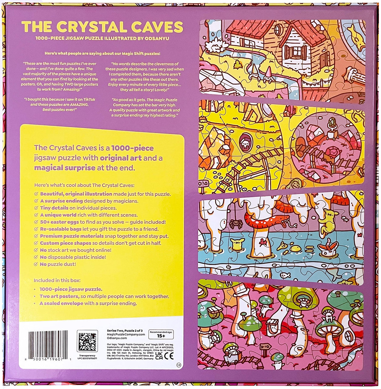The Crystal Caves • 1000 Piece Jigsaw Puzzle from The Magic Puzzle Company • Series Two Magic Puzzle Company
