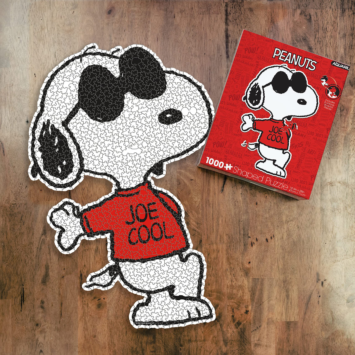 AQUARIUS - Peanuts Joe Cool Shaped 1000 Piece Jigsaw Puzzles AQUARIUS
