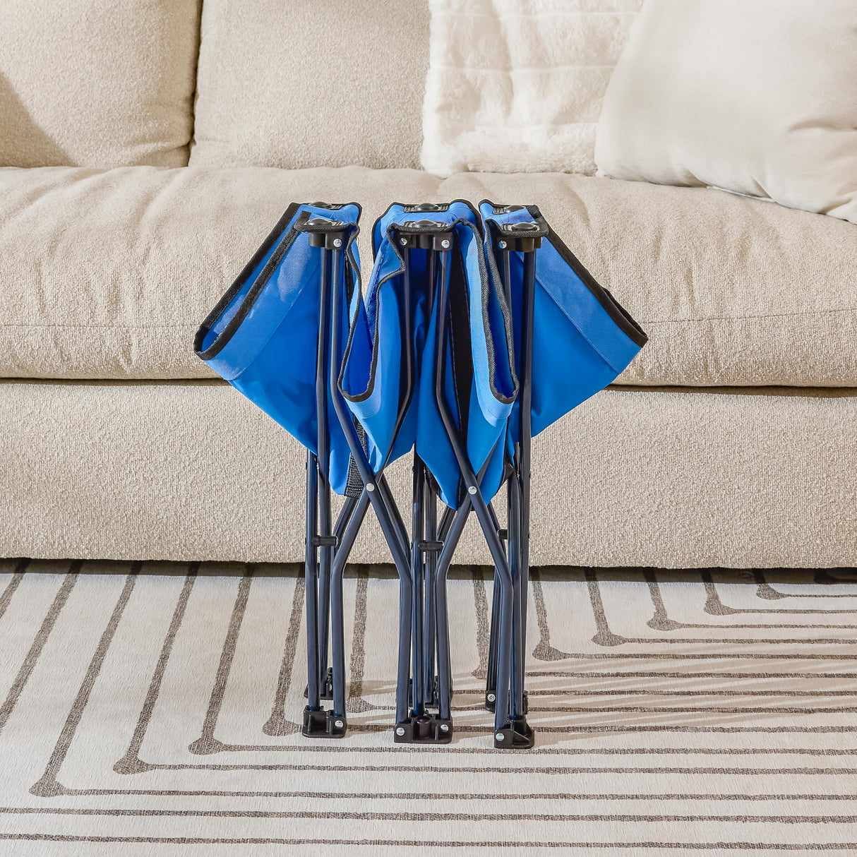 Regalo My Cot Portable Toddler Bed, Royal Blue , 48x24x9 Inch (Pack of 1) Regalo