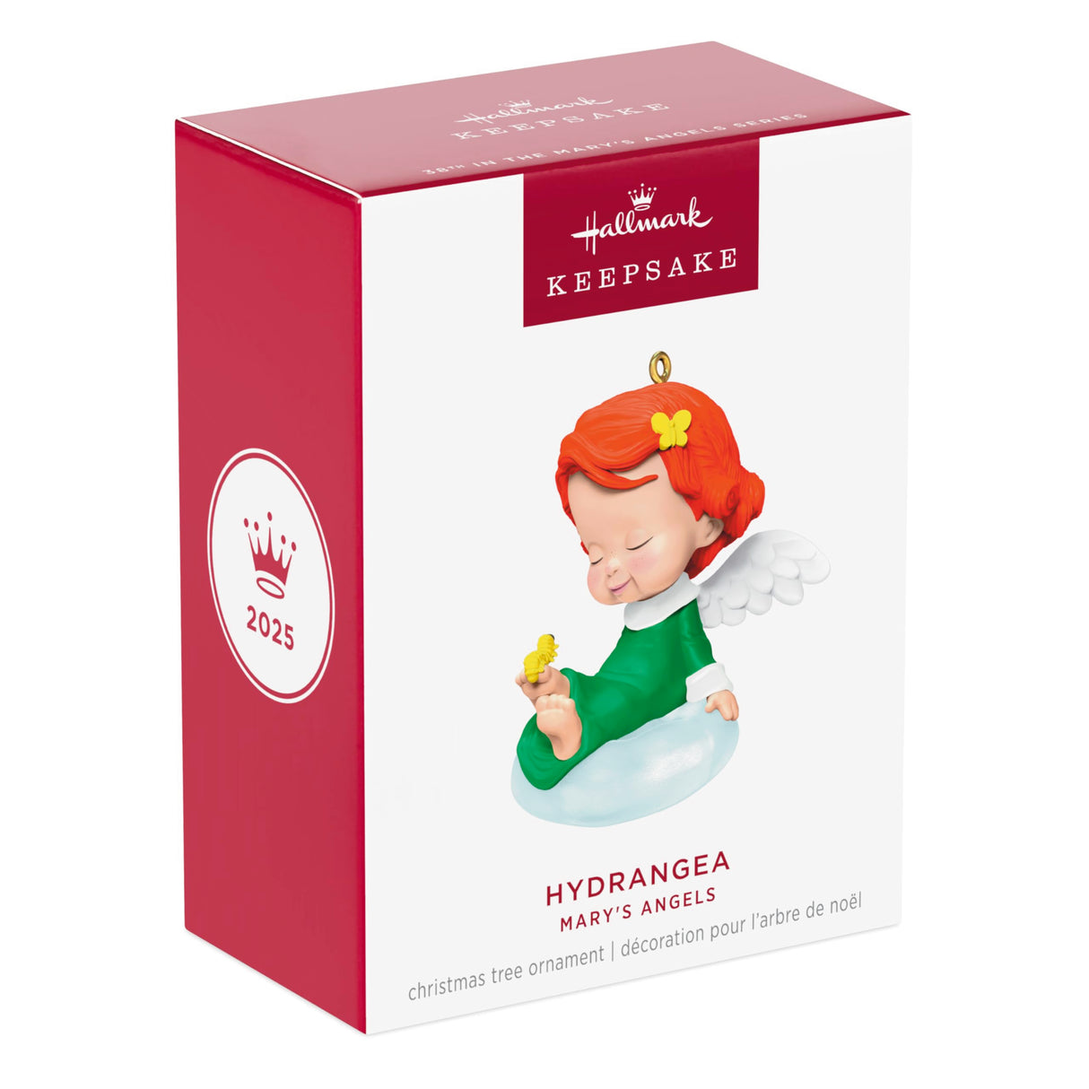 Hallmark Keepsake Christmas Ornament 2025, Mary's Angels Hydrangea, Angel Collectors Gifts Hallmark Keepsake