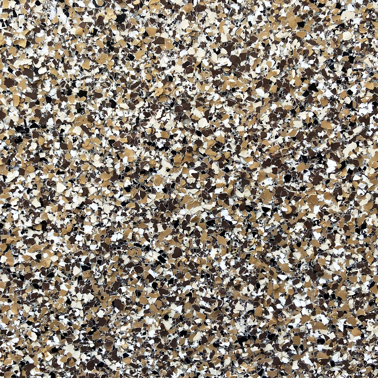 Epoxy Floor Kit with Clear Top Coat - Epoxy-Coat"Better" Full Kit Beige Base with Beige Blend Flakes- up to 500 sq.ft. at 19.4 mils - for Garage Floors, Basement Floors, Concrete, and More Epoxy-Coat