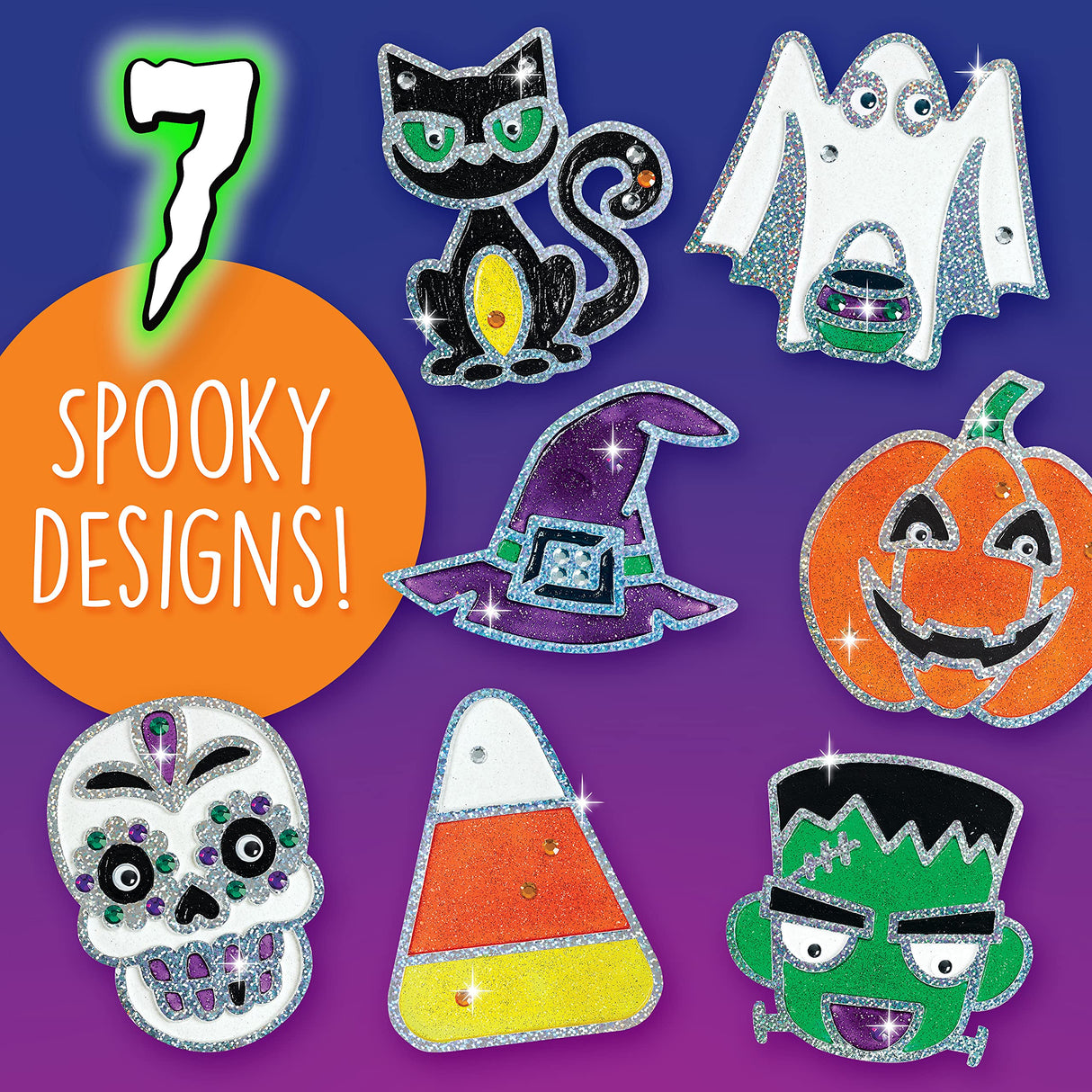 Creativity for Kids Halloween Window Art - Halloween Crafts, Make Your Own Halloween Window Clings Creativity for Kids