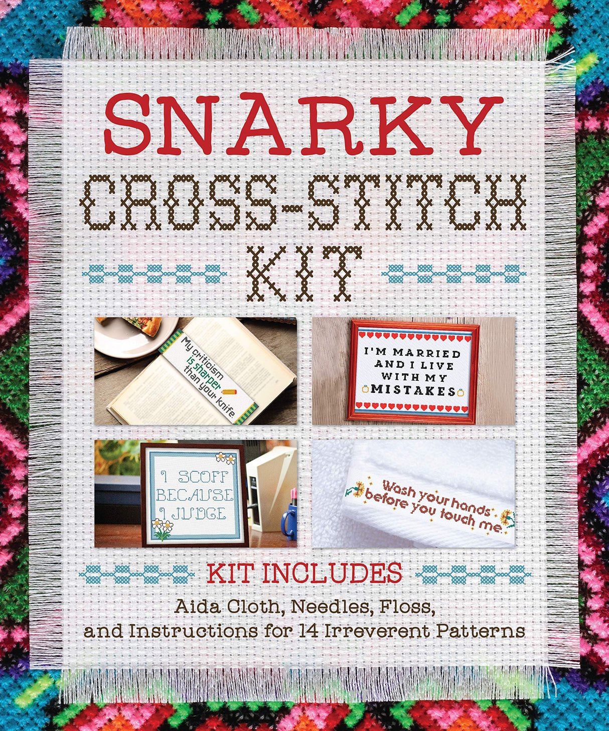 Snarky Cross-Stitch Kit Publications International, Ltd.