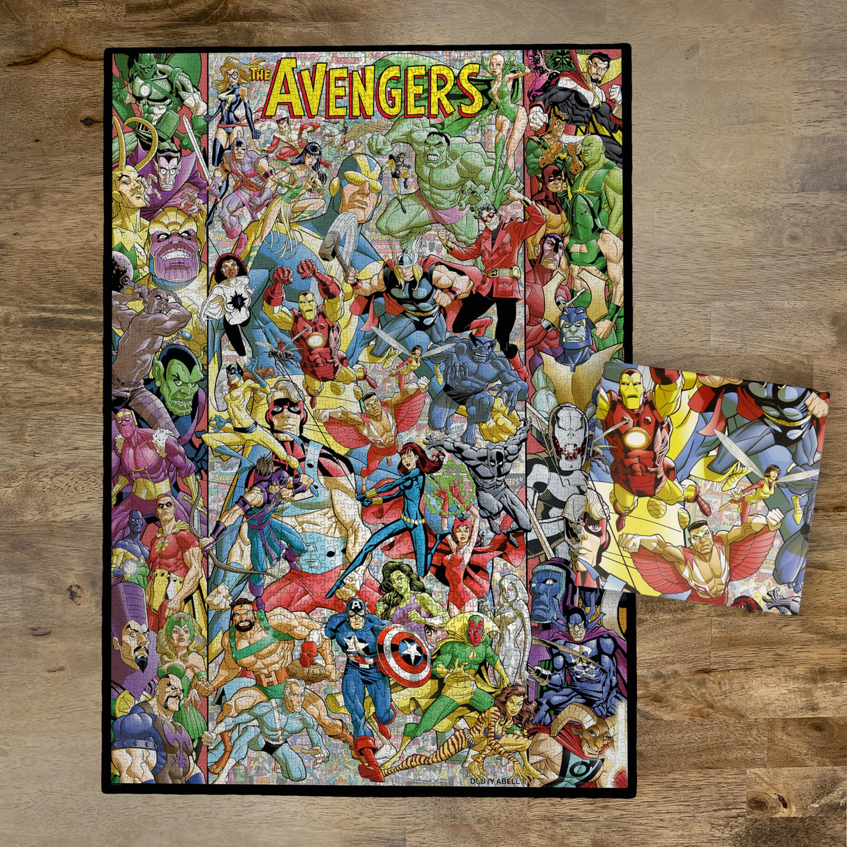 AQUARIUS Avengers 60th Anniversary 5000pc Puzzle (5000 Piece Jigsaw Puzzle) - Glare Free - Precision Fit - Officially Licensed Marvel Merchandise & Collectibles - 58.8 x 42 Inches AQUARIUS