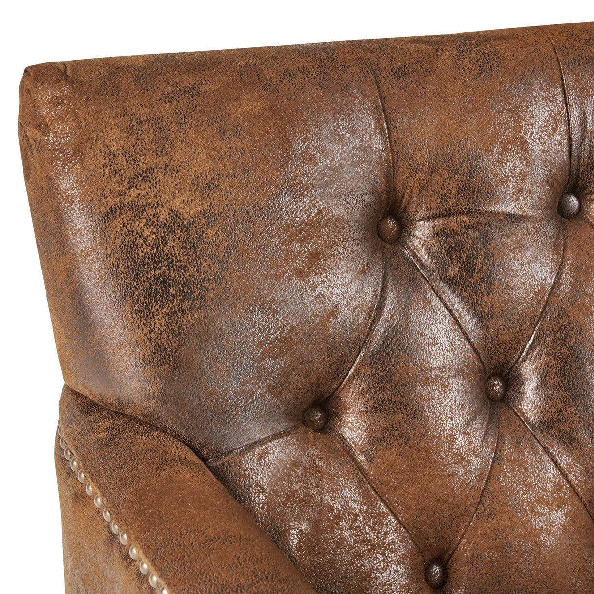 Christopher Knight Home Malone Tufted Club Chair, Brown 28D x 29.5W x 33.5H Inch Christopher Knight Home