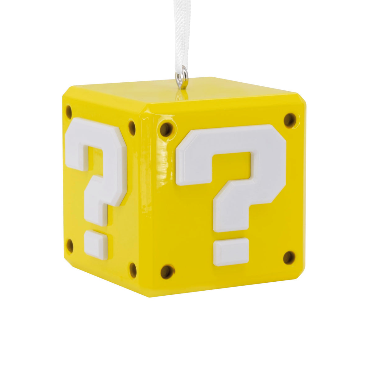 Hallmark Nintendo Super Mario Question Block Christmas Ornament, Metal Hallmark