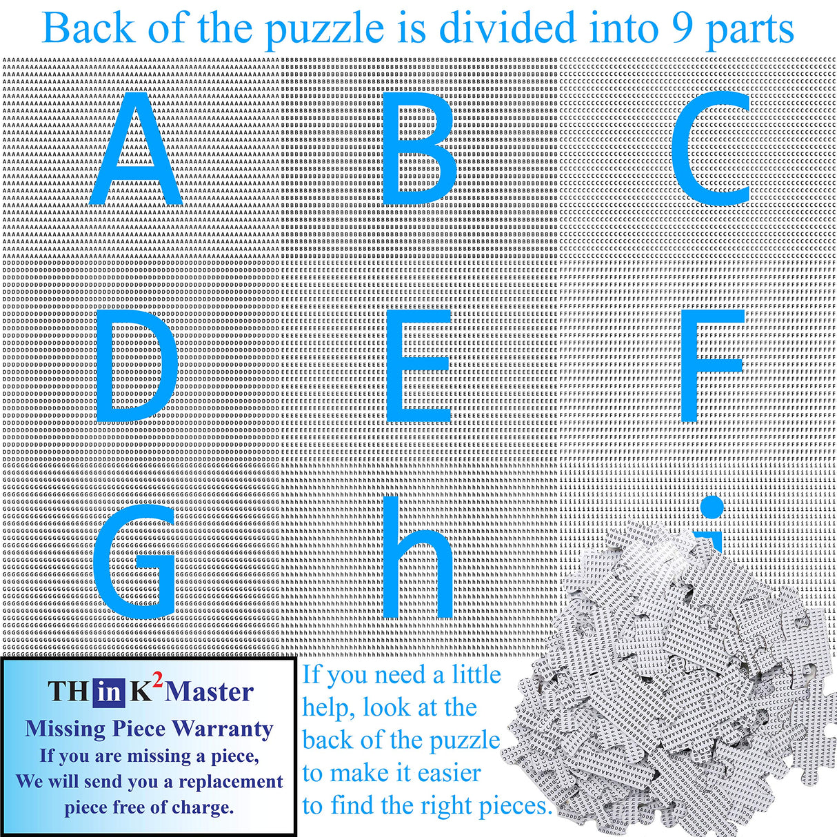 Think2Master Amusement Park 100 Pieces Jigsaw Puzzle Fun Educational Toy for Kids, School & Families. Great Gift for Boys & Girls Ages 4-8 to Stimulate Learning. Size:23.4” X 16.5” THINK2MASTER