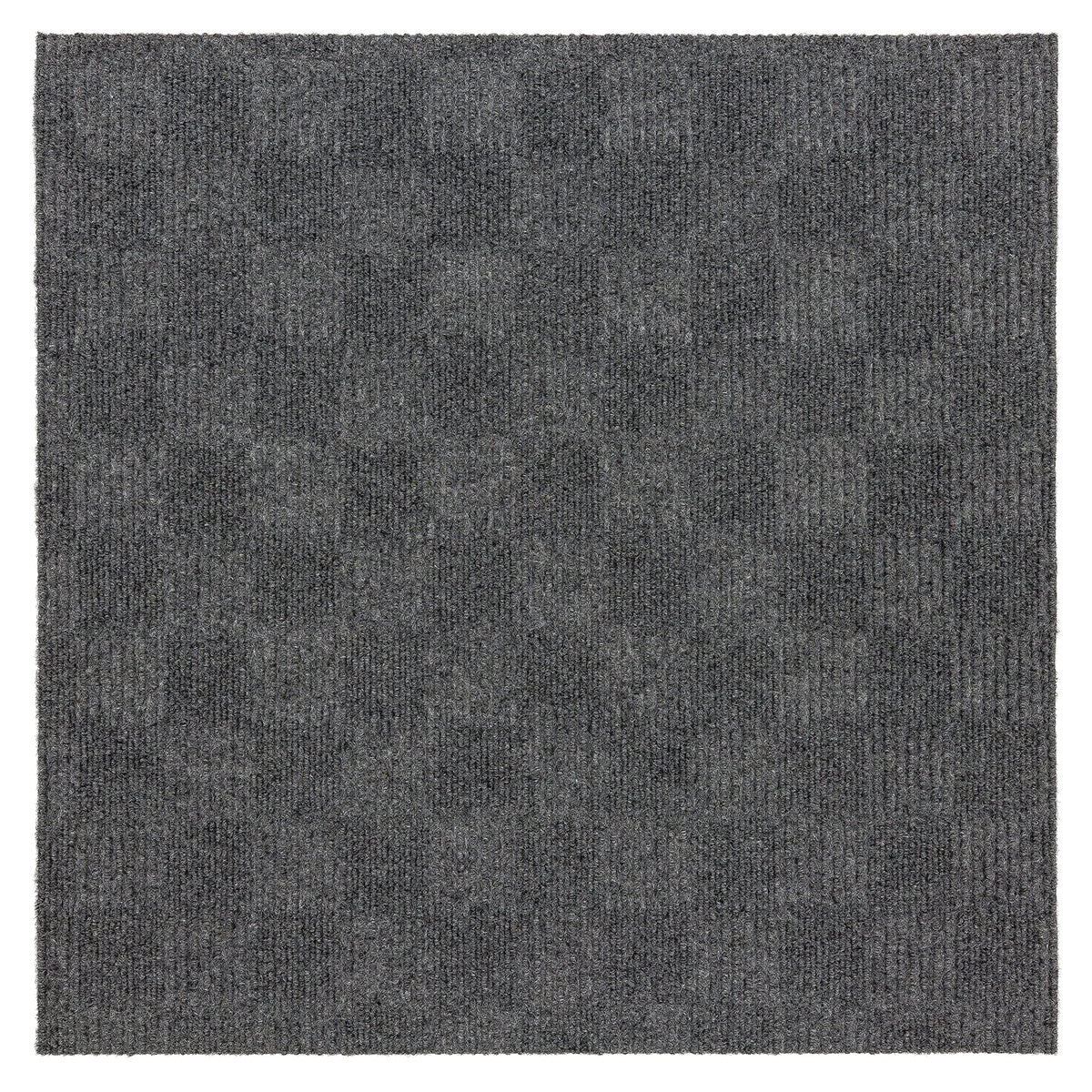 Mohawk Home 24" x 24" Indoor/Outdoor 0.25" Pile Height, Peel and Stick Carpet Tile, Grey Polyester, (Pack of 15) (60 sqft/Box) Mohawk Home