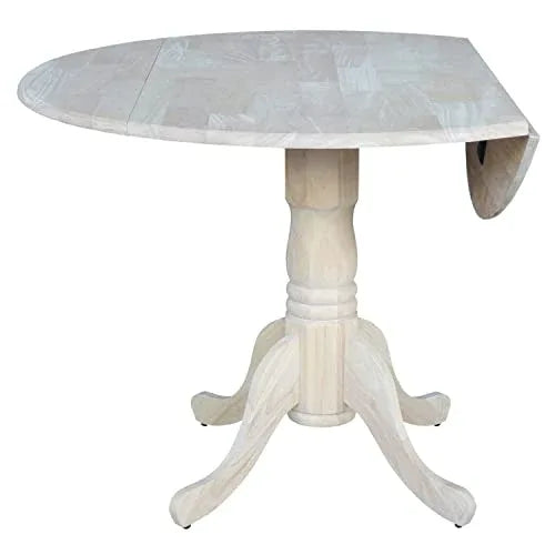 "International Concepts 42-Inch Dual Drop Leaf Table, Unfinished IC International Concepts