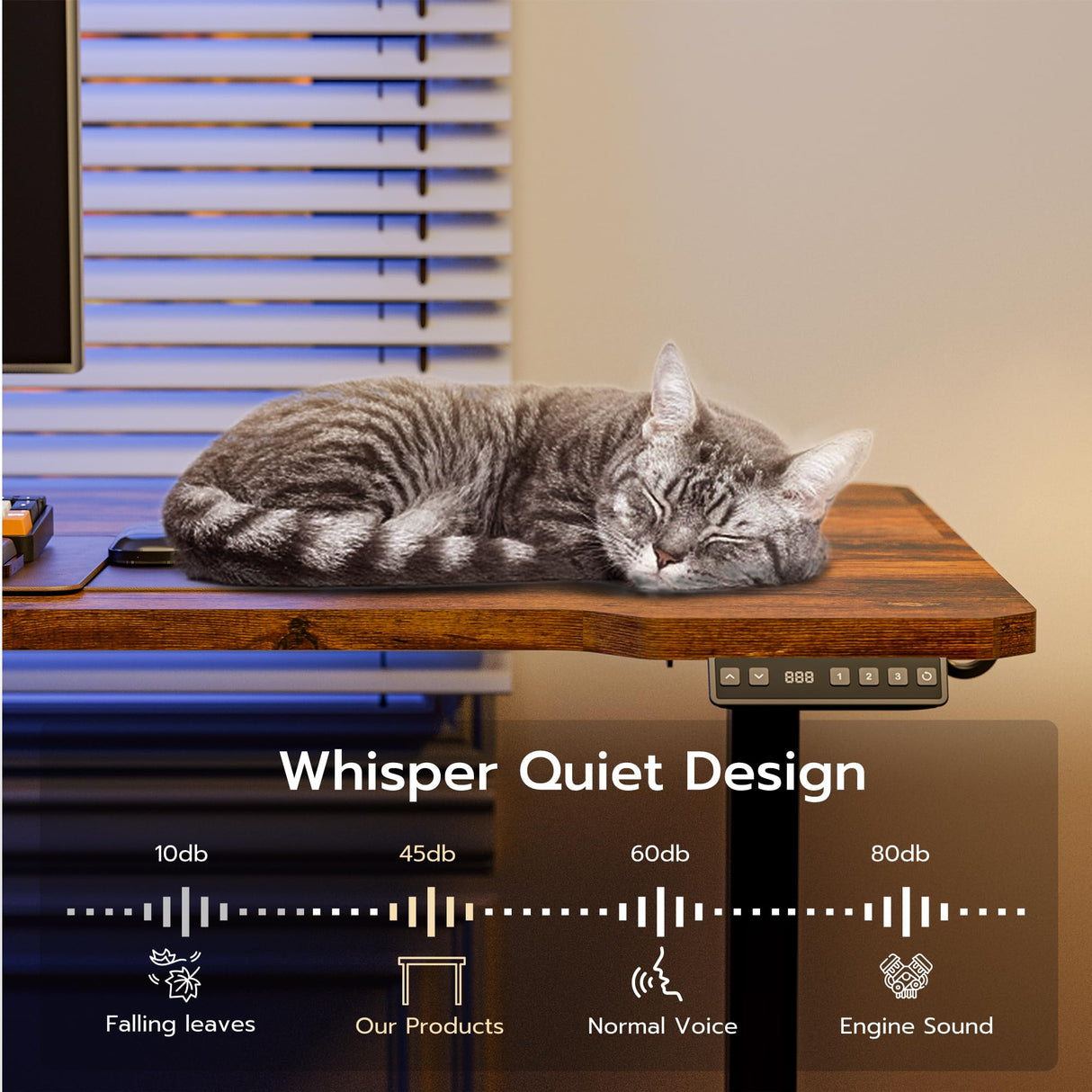 Acrolix 71" Reversiable L-Shaped Electric Standing Desk Adjustable Height Gaming Stand Up Corner Desk Sit Stand Home Office Computer Desk with Splice Board,Rustic Brown Top Acrolix