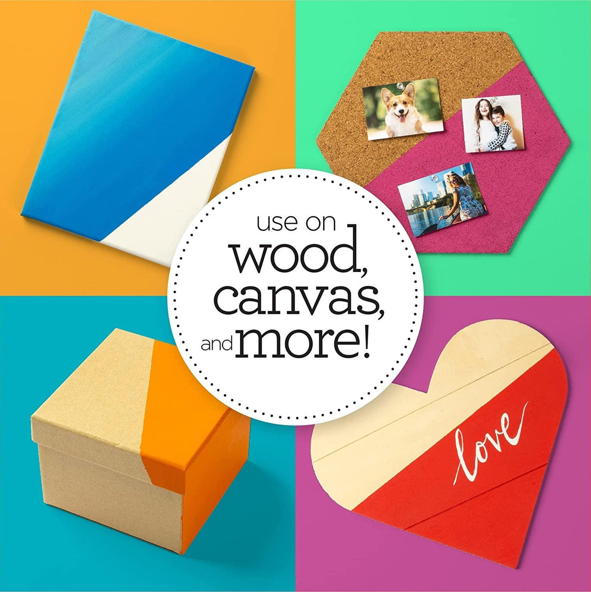 Acrylic Paint Set, 2 Fl Oz (Pack of 18), Assorted Matte Colors, 18 Count WoodArtSupply