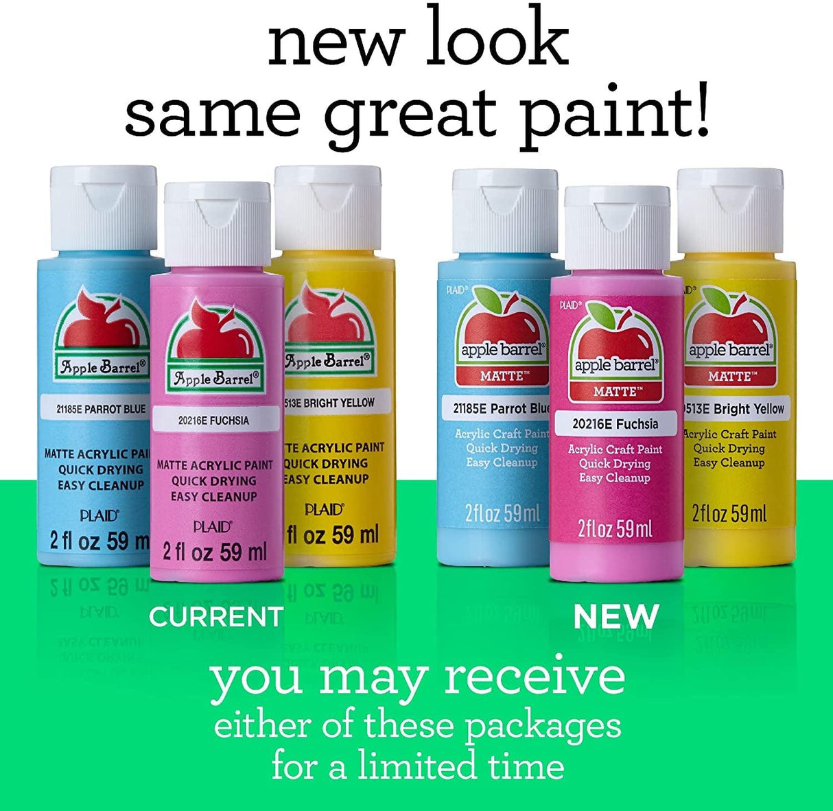 Acrylic Paint Set, 2 Fl Oz (Pack of 18), Assorted Matte Colors, 18 Count WoodArtSupply