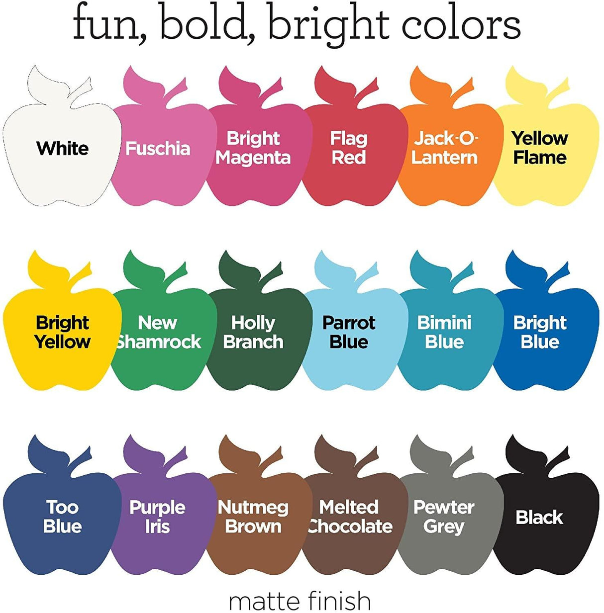 Acrylic Paint Set, 2 Fl Oz (Pack of 18), Assorted Matte Colors, 18 Count WoodArtSupply