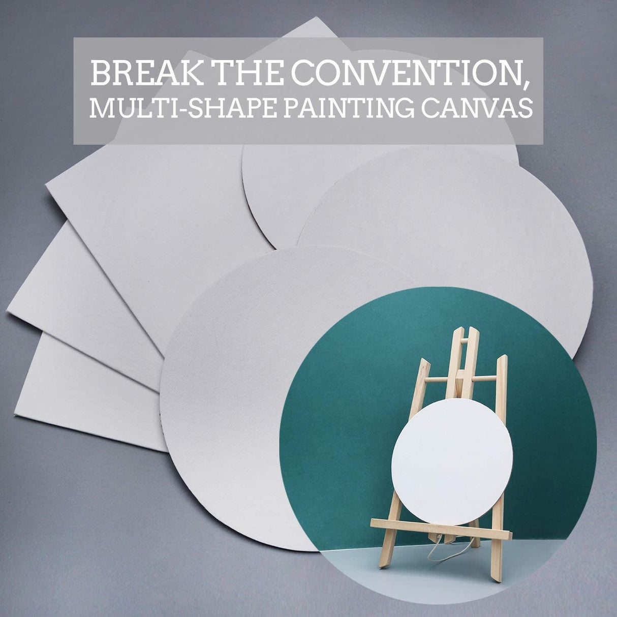 Acrylic Paint Set,57 PCS Paint Brushes, Acrylic Paint, Easel, Canvases, Painting Pads,Palette, Paint Knife, Brush Cup and Art Sponge WoodArtSupply