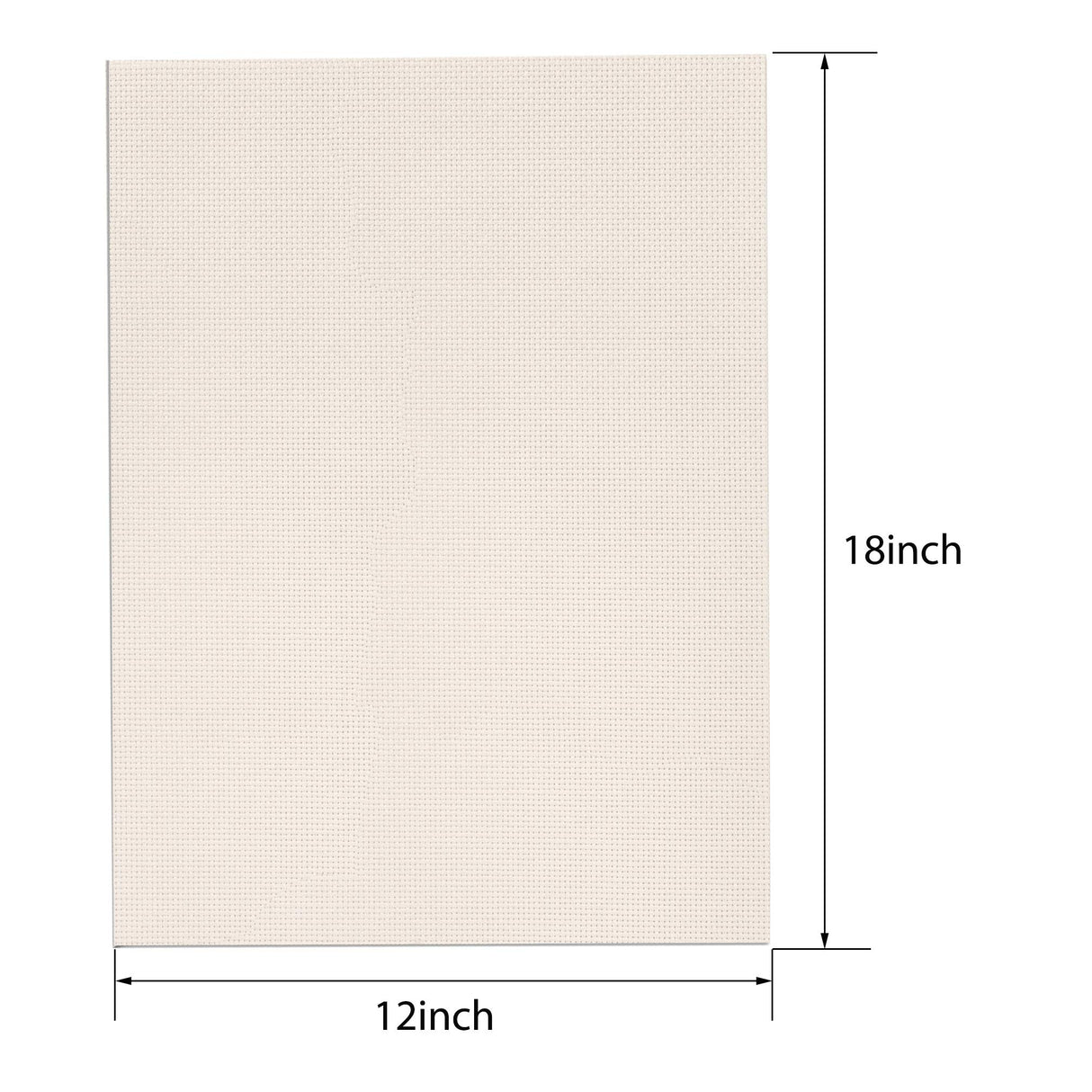 Aida Cloth 14 Count Cross Stitch Fabric 12 by 18 Inch,8 Color Yurdon