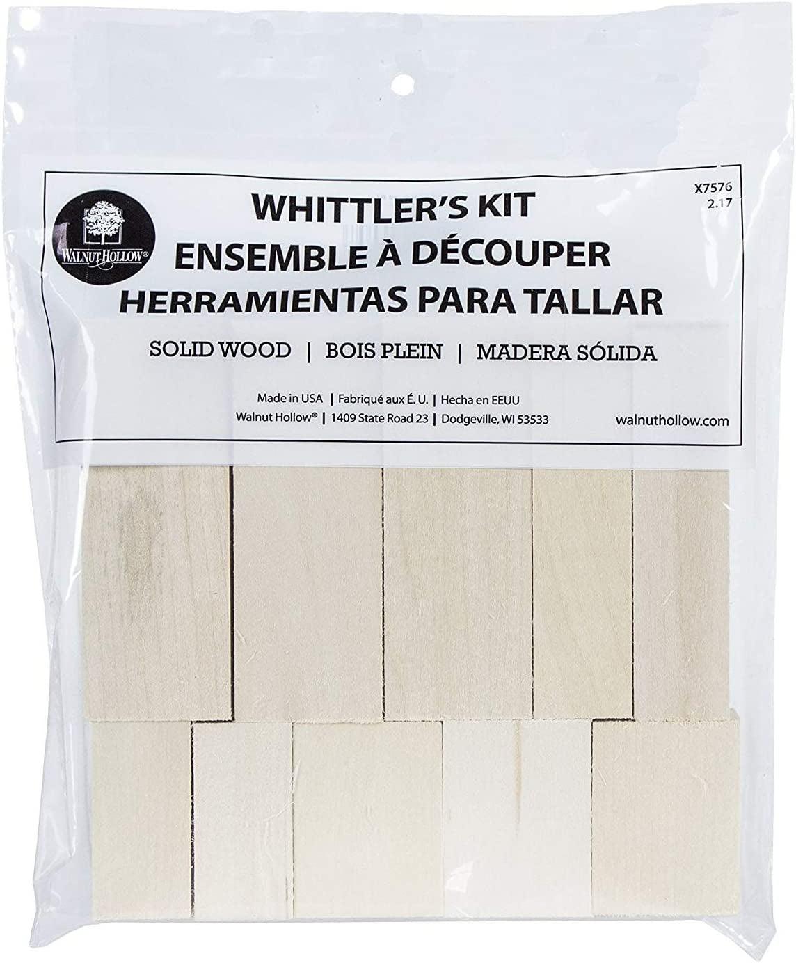 Basswood Whittlers Carving Blocks, 10 Piece, Natural WoodArtSupply