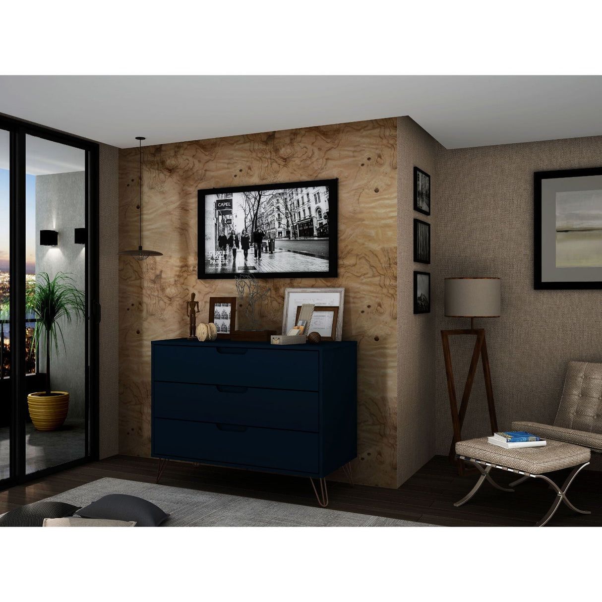 Rockefeller - 3 Drawer Dresser
