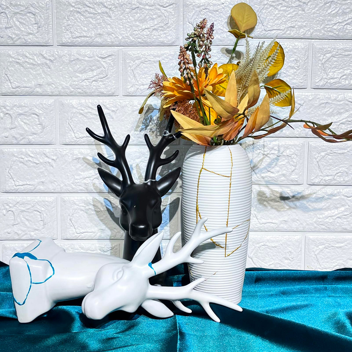 Bio Kintsugi Repair Kit, Natural Bio Kintsugi Kit Repair Your Meaningful Pottery with Gold Glue, Dishwasher Safe, Food Safe, KINTSUGI Pottery Repair for Starter MUFUN