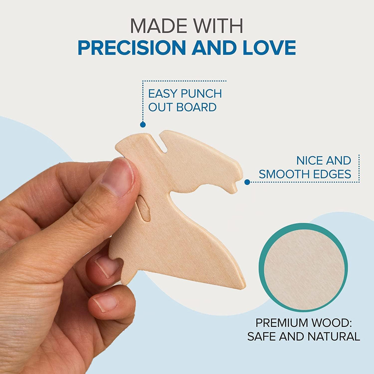 Craft DIY 3D Wooden Puzzle – 6 Assorted Sea Animals Bundle Pack Set Brain Teaser Puzzles Educational STEM Toy WoodArtSupply