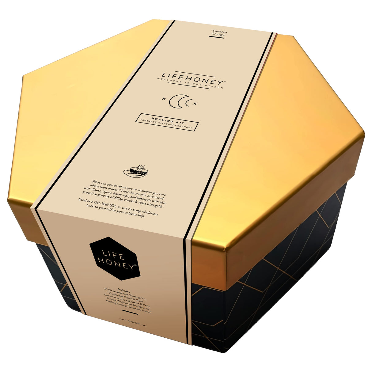 Healing Kit: Japanese Kintsugi Ceremony. Art Therapy. Unique Care Package or Forgiveness Offering. for Anyone Going Through Breakup, Divorce, Recovery, or Surgery. LIFEHONEY