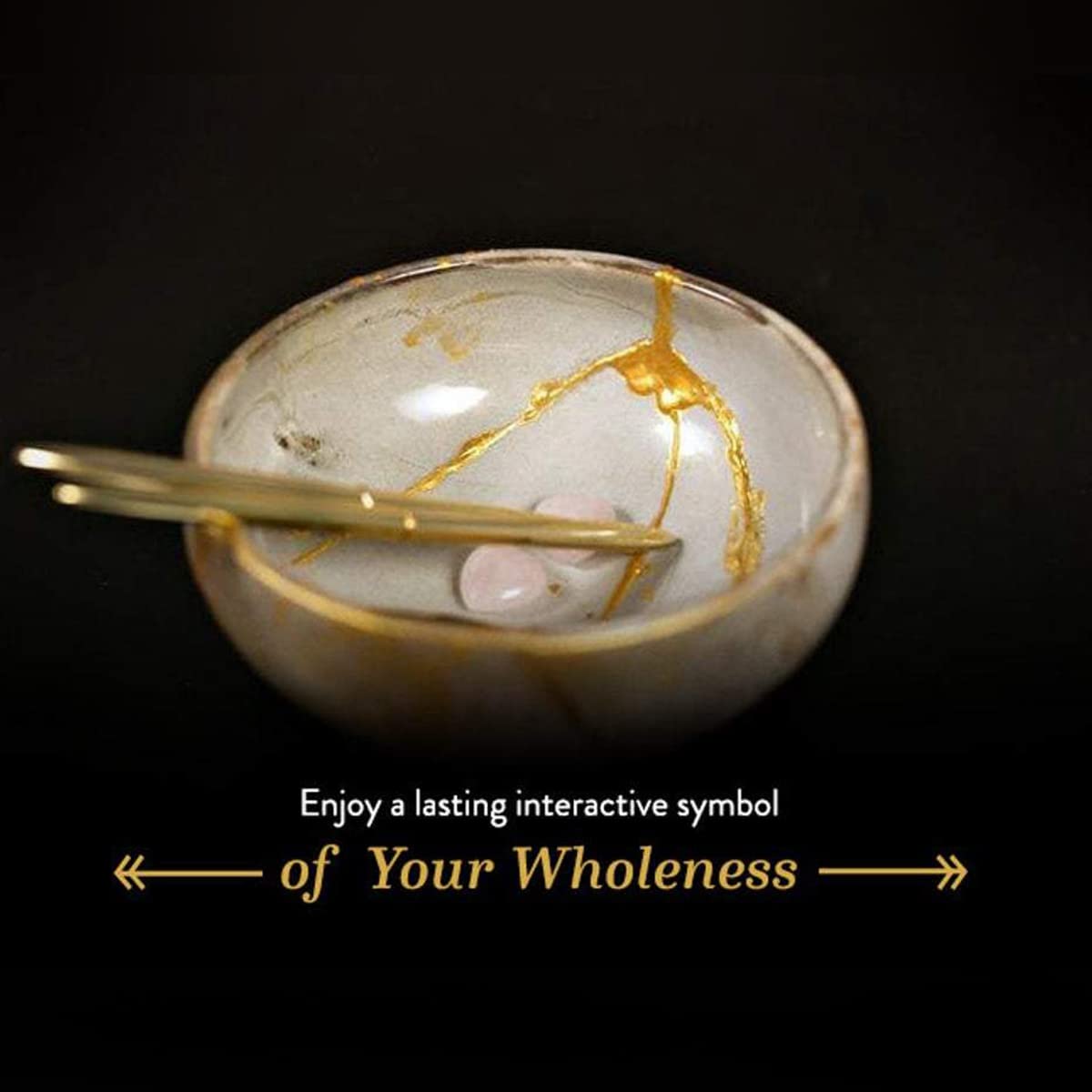 Healing Kit: Japanese Kintsugi Ceremony. Art Therapy. Unique Care Package or Forgiveness Offering. for Anyone Going Through Breakup, Divorce, Recovery, or Surgery. LIFEHONEY