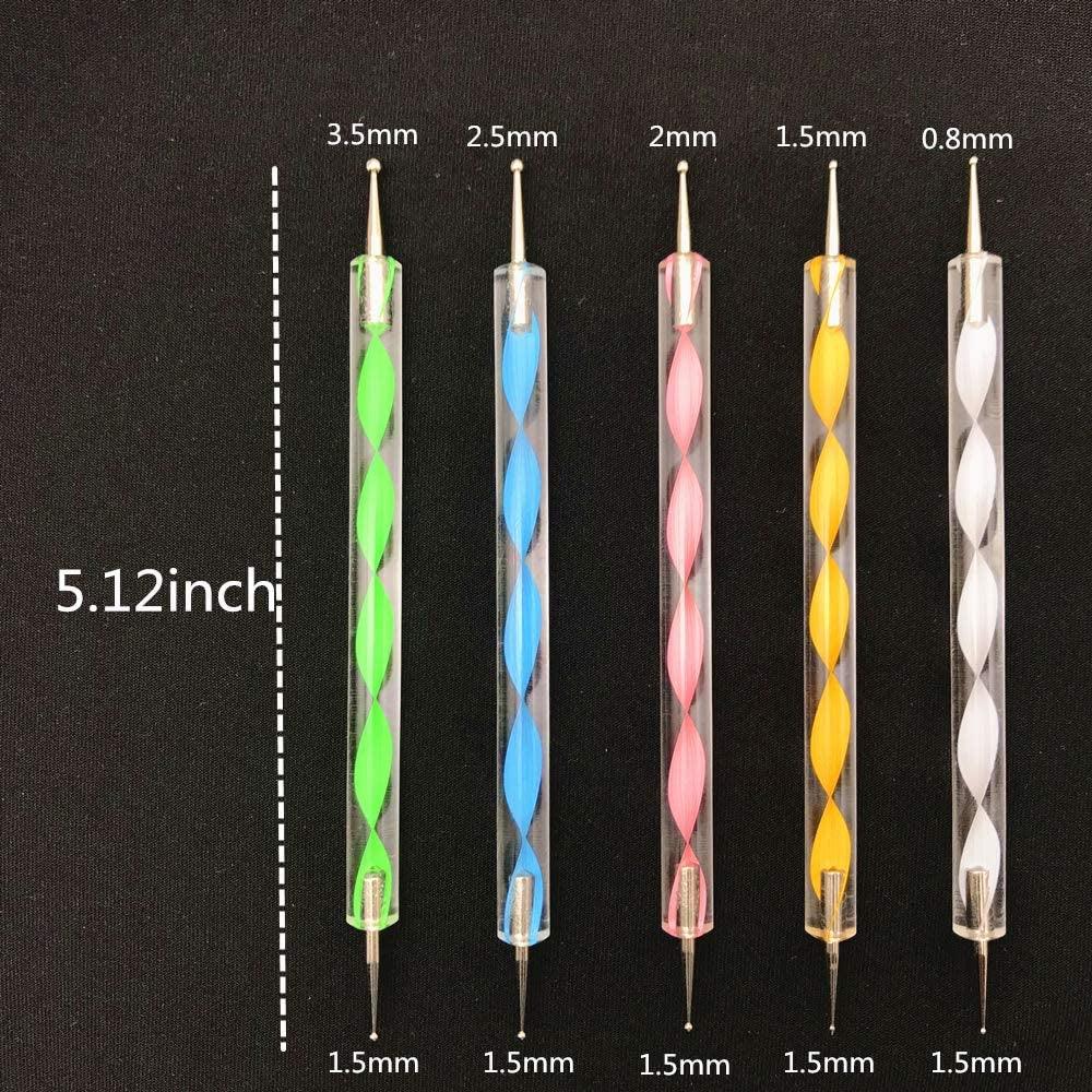 Mandala Dotting Tools Painting Kit 41Pcs Pen Stencil Ball Stylus Paint Tray WoodArtSupply