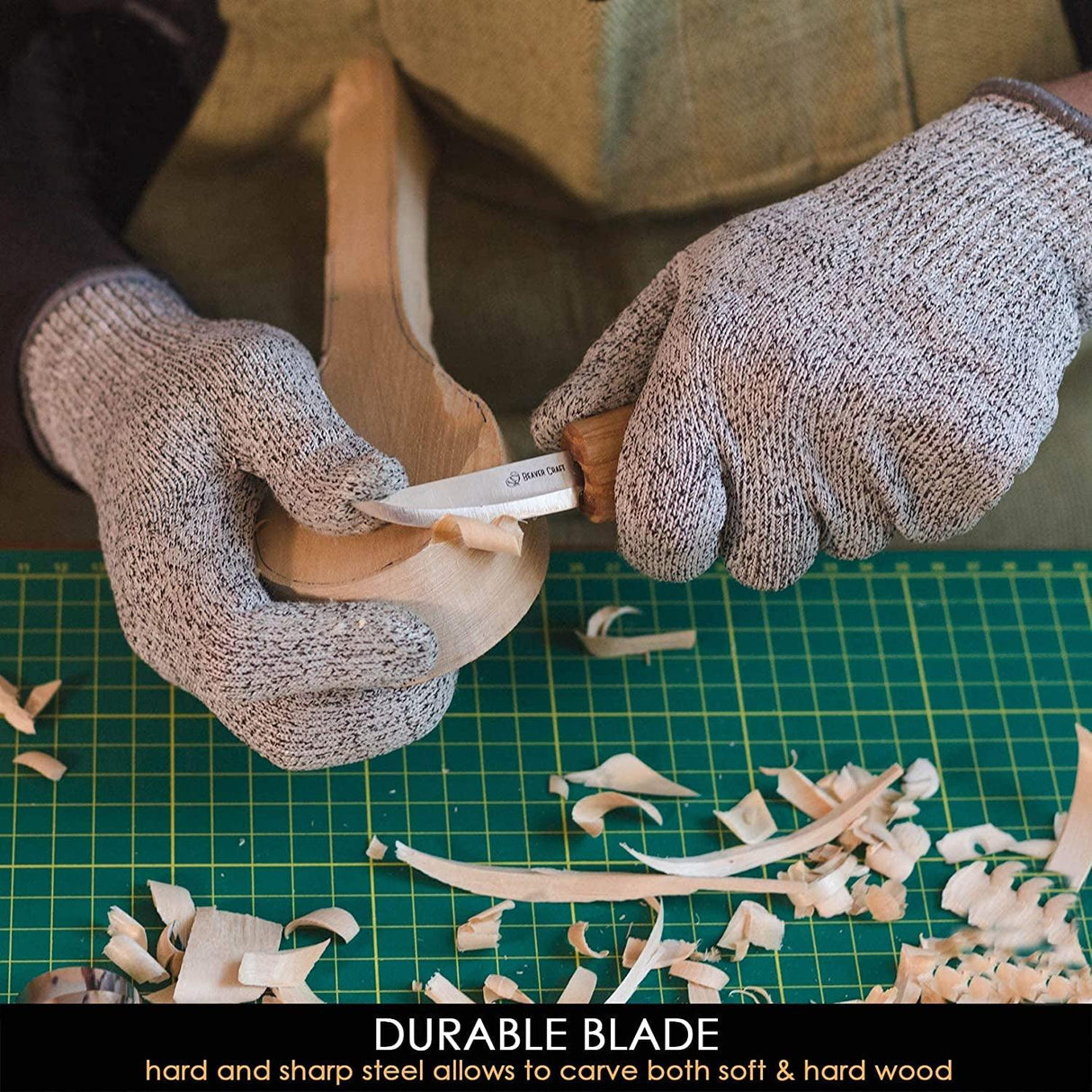 S01 Wood Spoon Carving Knives Set Spoon Making Tools Kit Whittling Knife Hook Knife Right-Handed Bowl Cup WoodArtSupply