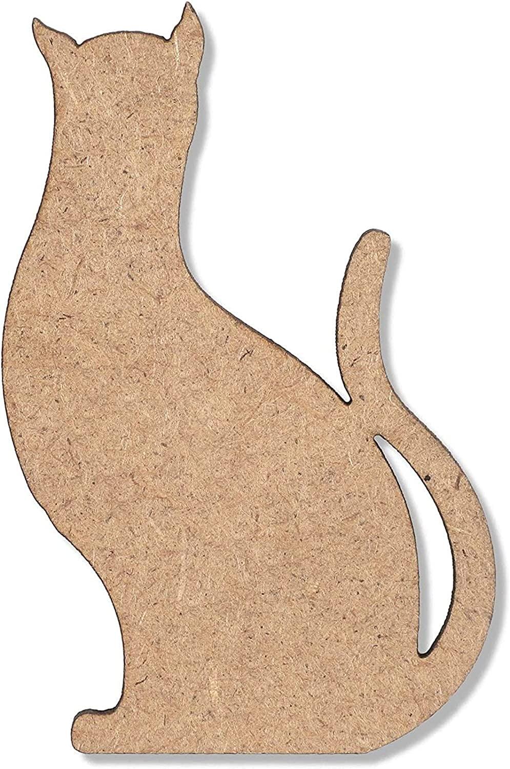 Unfinished Wood Cutouts, Witch Halloween Decorations (24 Pack) WoodArtSupply