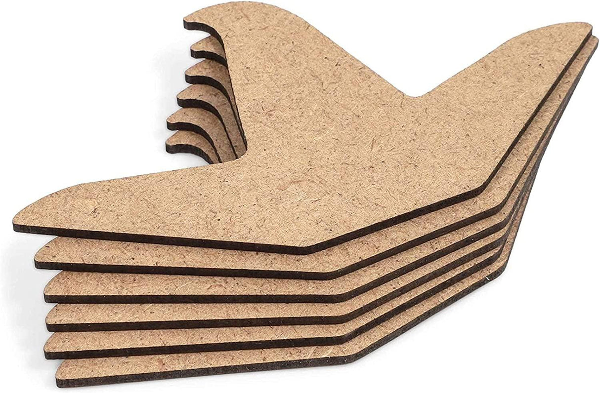 Unfinished Wood Cutouts, Witch Halloween Decorations (24 Pack) WoodArtSupply