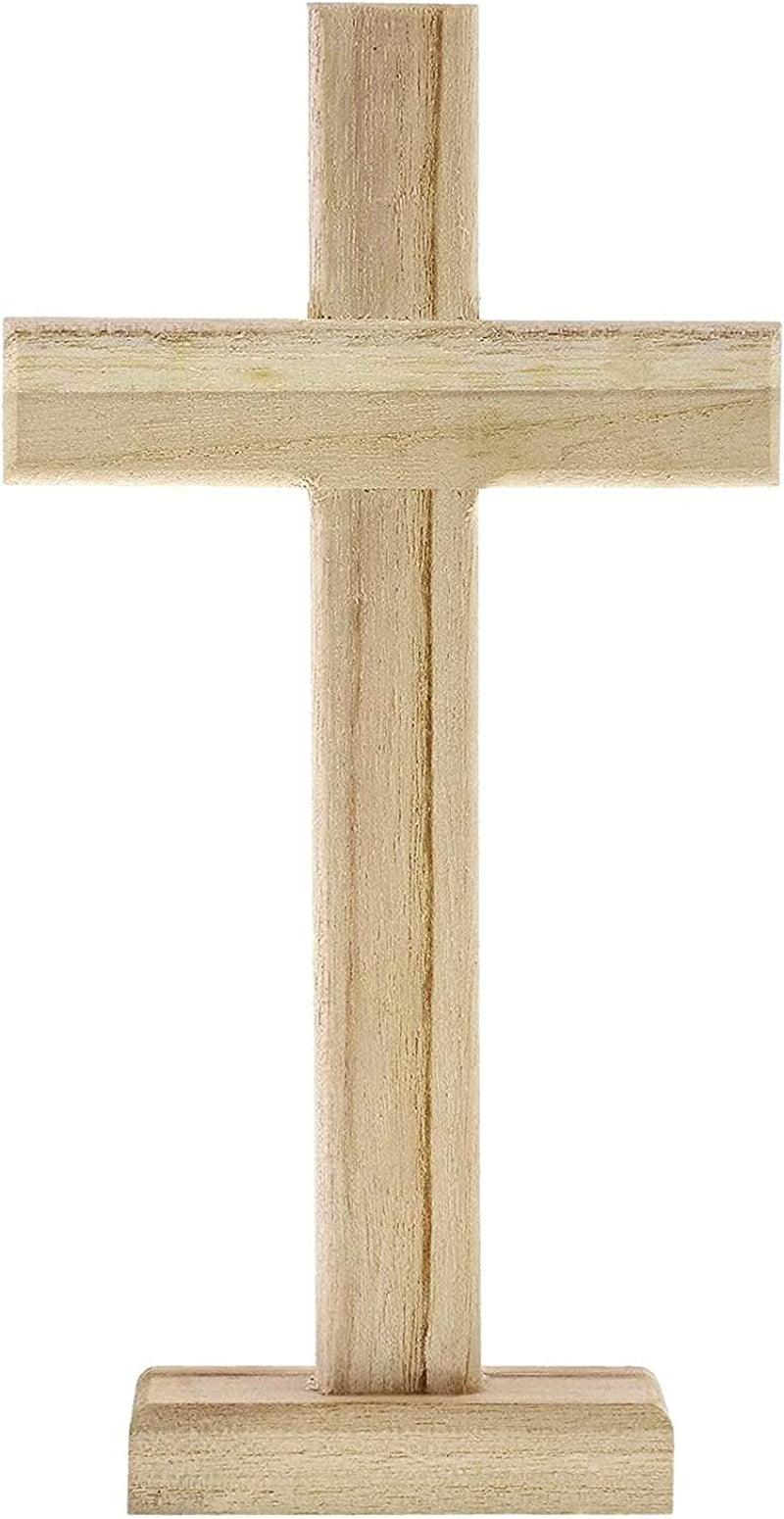 Wood Crosses for Crafts, Wooden Cross (8.7 In, 3-Pack) WoodArtSupply