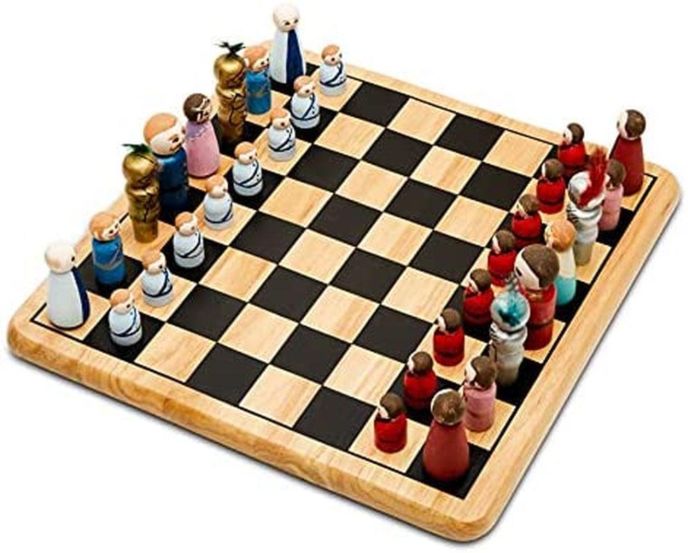 Wood Peg Dolls Unfinished 2 Inch, Mom/Angel Shape, Pack of 25 Birch Wooden Peg People for Crafting, Miniature Figures WoodArtSupply