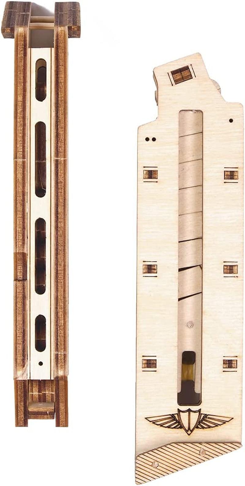 Wood Trick Defenders Gun 3D Wooden Puzzle - Interactive Toy for All Ages WoodArtSupply