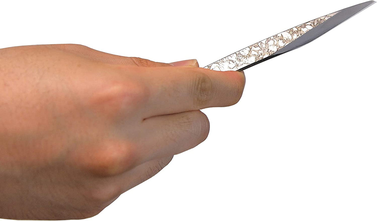 Kiridashi Knife Right Hand 12Mm Curved, Professional Razor Sharp Hand Forged Japanese Carbon Steel Blade Hammered Pattern for Woodworking, Marking, WoodArtSupply