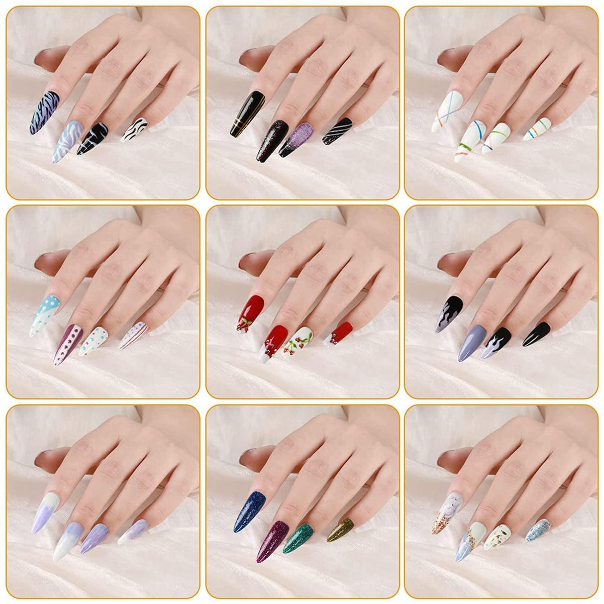 Nail Pen Designer, Stamp Nail Art Tool with 15Pcs Nail Painting Brushes, Nail Dotting Tool WoodArtSupply