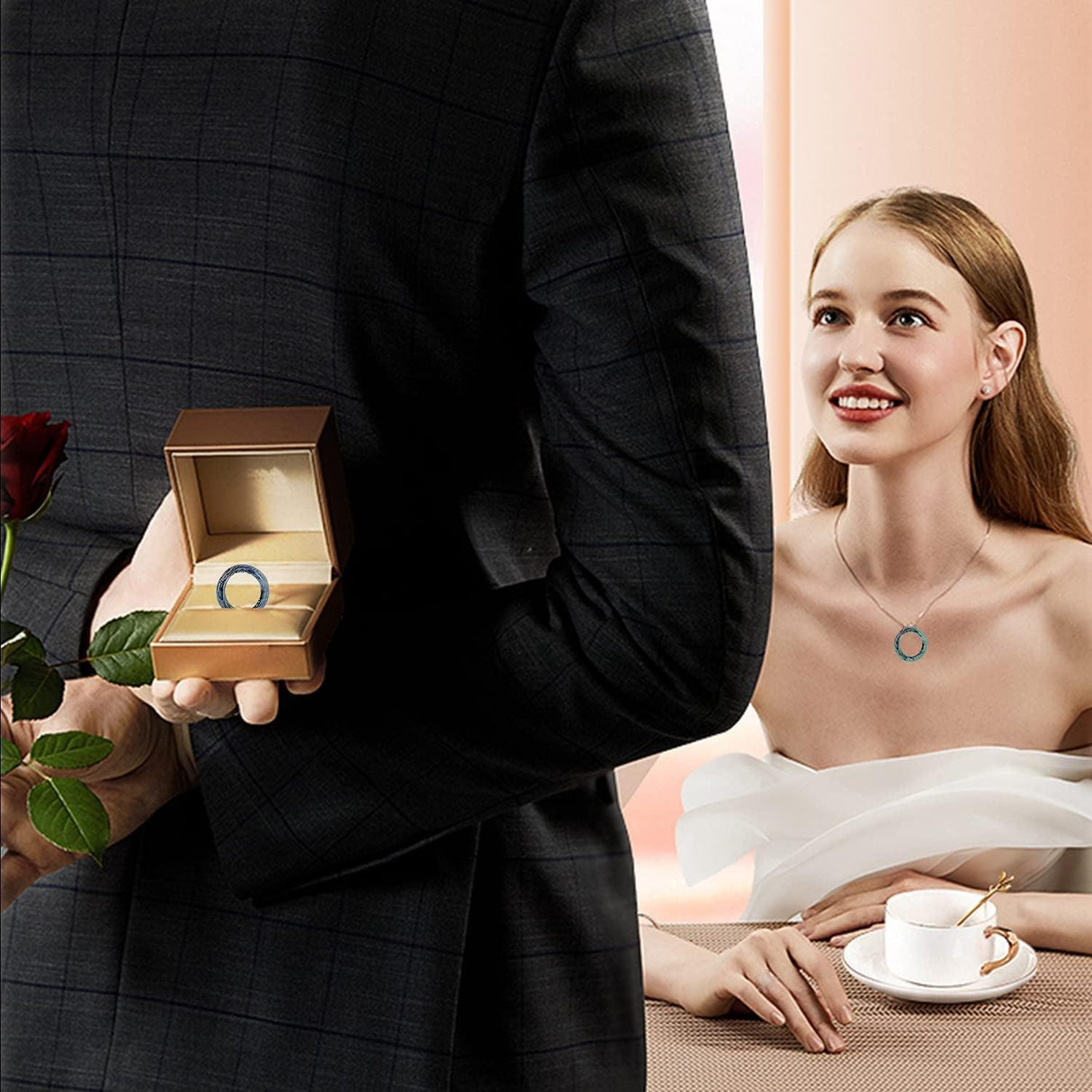 Resin Ring Molds Silicone, Silicone for Epoxy Resin, 14 Sizes with round and Rhombic Faces Making Rings, Earrings, Pendants, Crafts Christmas Gifts WoodArtSupply