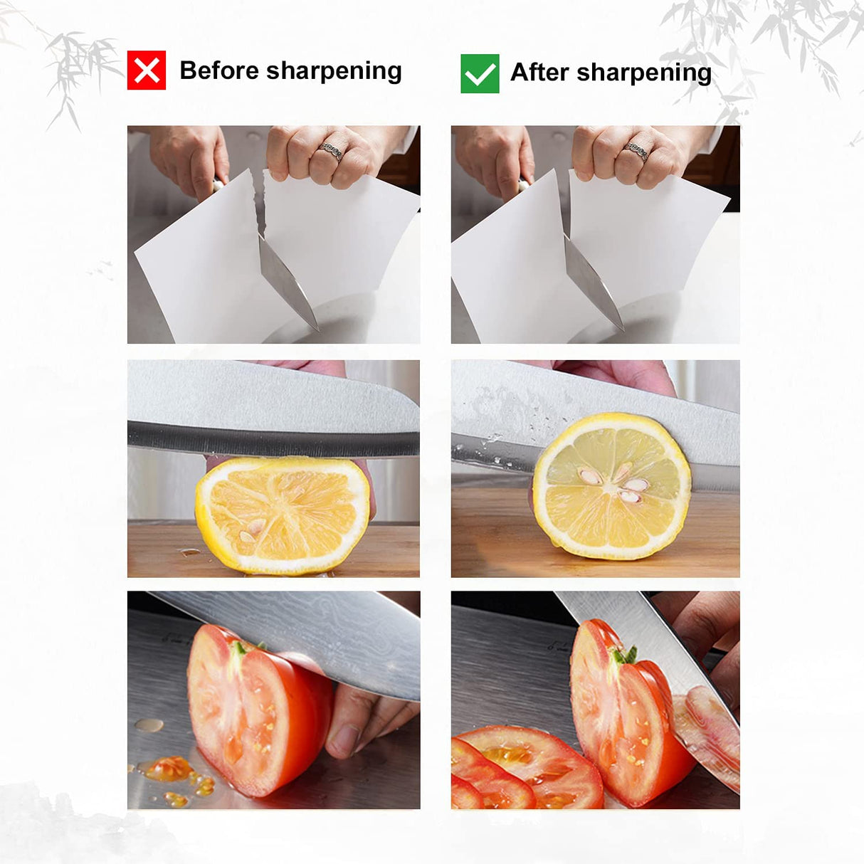 Knife Sharpening Stone Kit, Professional Japanese Whetstone Sharpener Stone Set, Premium 4 Side Grit 400/1000 3000/8000 Water Stone, Flattening WoodArtSupply