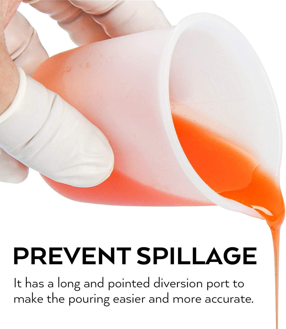 Silicone Resin Measuring Cups Tool Kit- 250 & 100 Ml Measure Cups, Silicone Popsicle Stir Sticks, Pipettes, Finger Cots for Epoxy Resin Mixing, WoodArtSupply