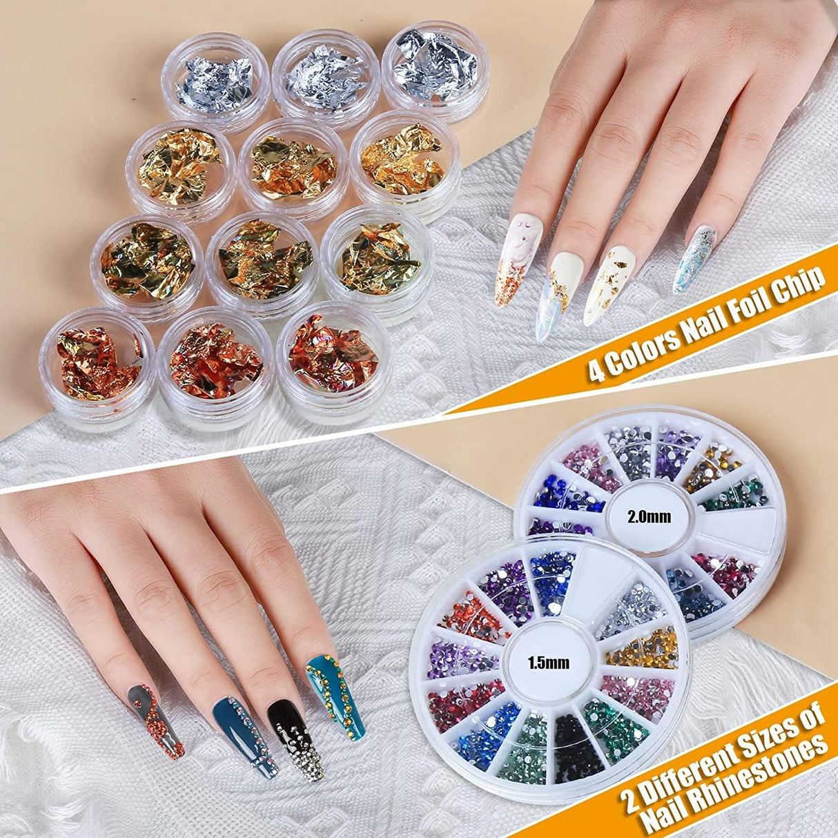 Nail Pen Designer, Stamp Nail Art Tool with 15Pcs Nail Painting Brushes, Nail Dotting Tool WoodArtSupply