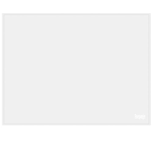 31.5 x 23.6 x 0.06 Inches Extra Thick Silicone Mat with Lip 0.22" Raised Edge for Resin, Large Silicon Mat for Kitchen Counter Heat Resistant, Foepoge