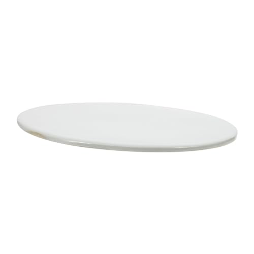 Tofficu Pottery White White Serving Platters Unfinished Ceramic Tiles Unfinished Ceramic Plate Dinner Decoracion para Mesa De Comedor Hand Ceramic Tofficu