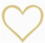 Open Heart with Swirl Cutout Unfinished Wood Valentine's Day Cut Out Holiday/Special Occassion Door Hanger MDF Shape Canvas Style 1 (6") Diverse Woodworking