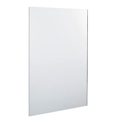 Bright Creations 2 Pack Acrylic Mirror Sheets for Wall Decor, 3mm Shatter Resistant Frameless Tiles for Mounted Mirror, Bedroom, Home Gym, Bathroom, Bright Creations
