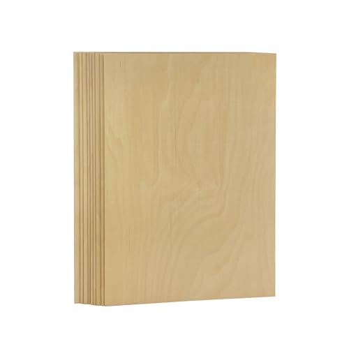 9 Pack 1/16 X 12 X 17 Inch Thin Birch Plywood Sheets for Lasercuting DIY Crafts Project Cregugua