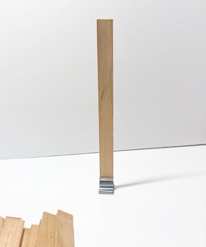 460 PCS Wooden Candle Wicks for Candle Making KIT, 200pcs Natural Candle Wood Wicks with Stand Candle Cores for DIY Candle Making Craft… Harnico