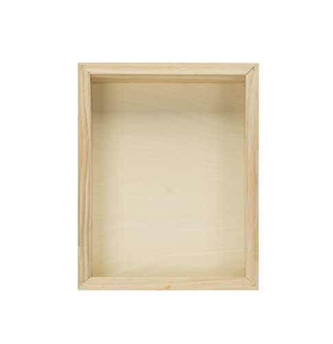 Davinci Pro Birch Wood Painting Panel - 3x3 Wood Panels - 12-Pack of 1-5/8in Deep Fine Grained Professional Wood Panels for Painting, Students, Jerry's Artarama